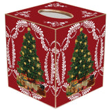 Holiday Wooden Tissue Box Covers