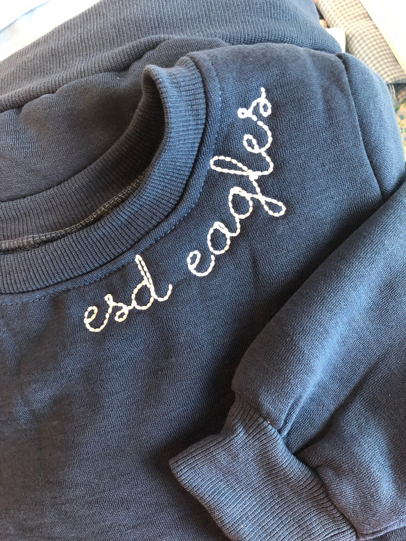 Crewneck Sweatshirts (Navy or Light Blue)