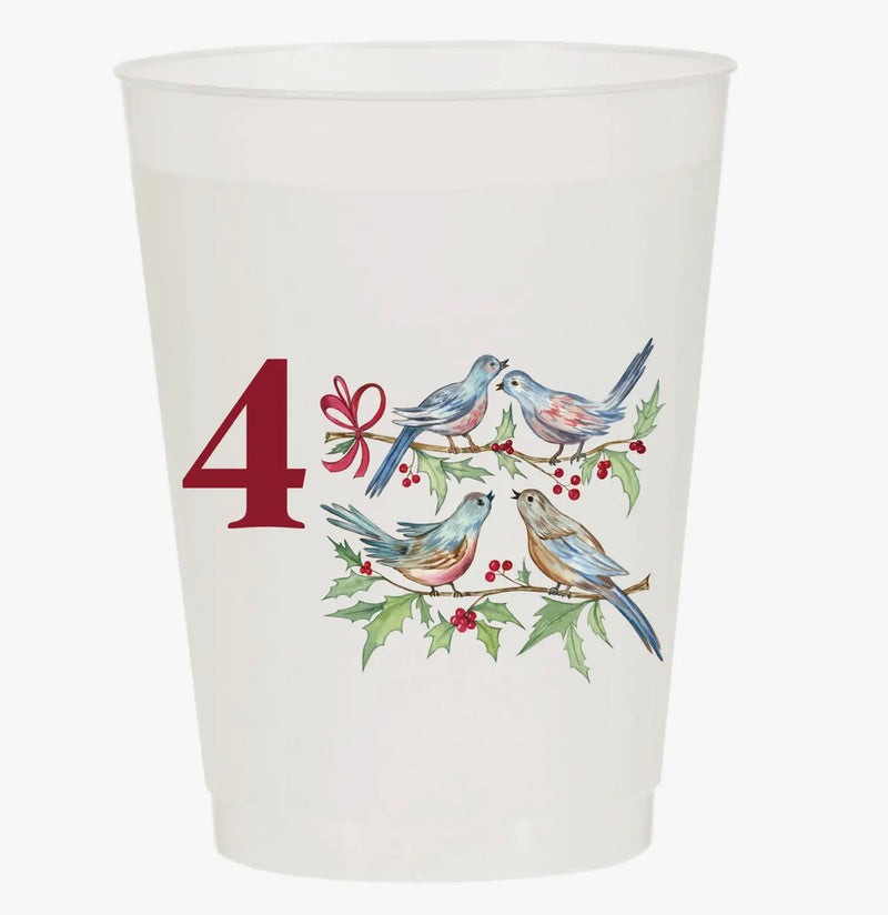 All 12 Twelve Days of Christmas Frost Flex Cups