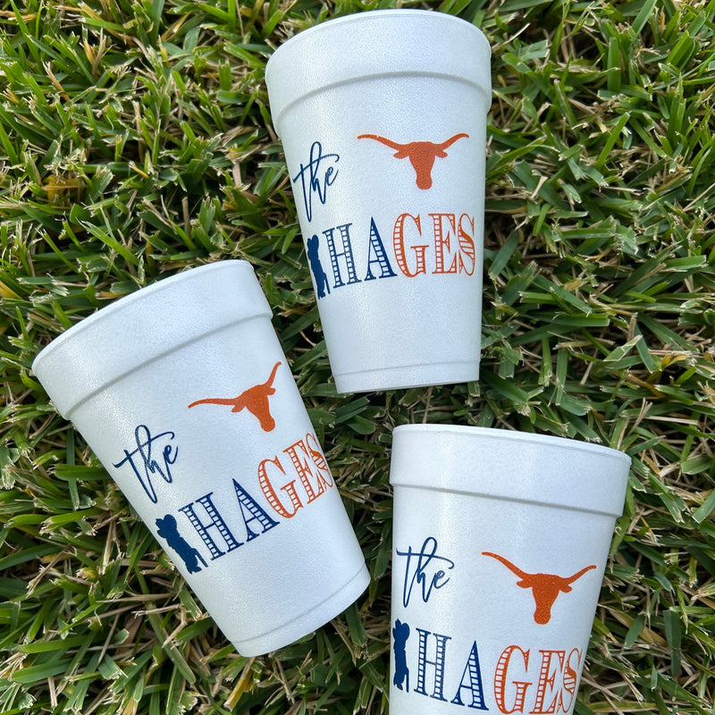 Custom Team Styrofoam Cups