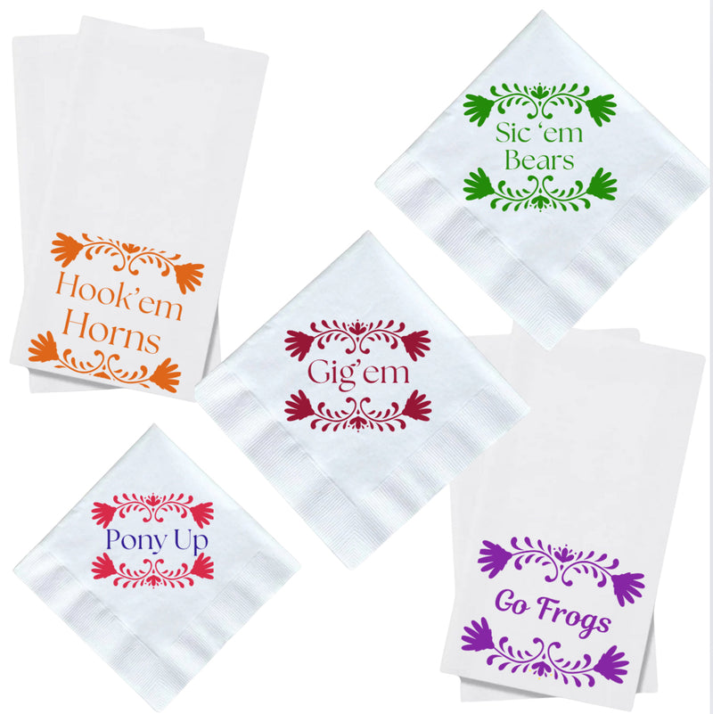 Fiesta de Football Napkin Collection