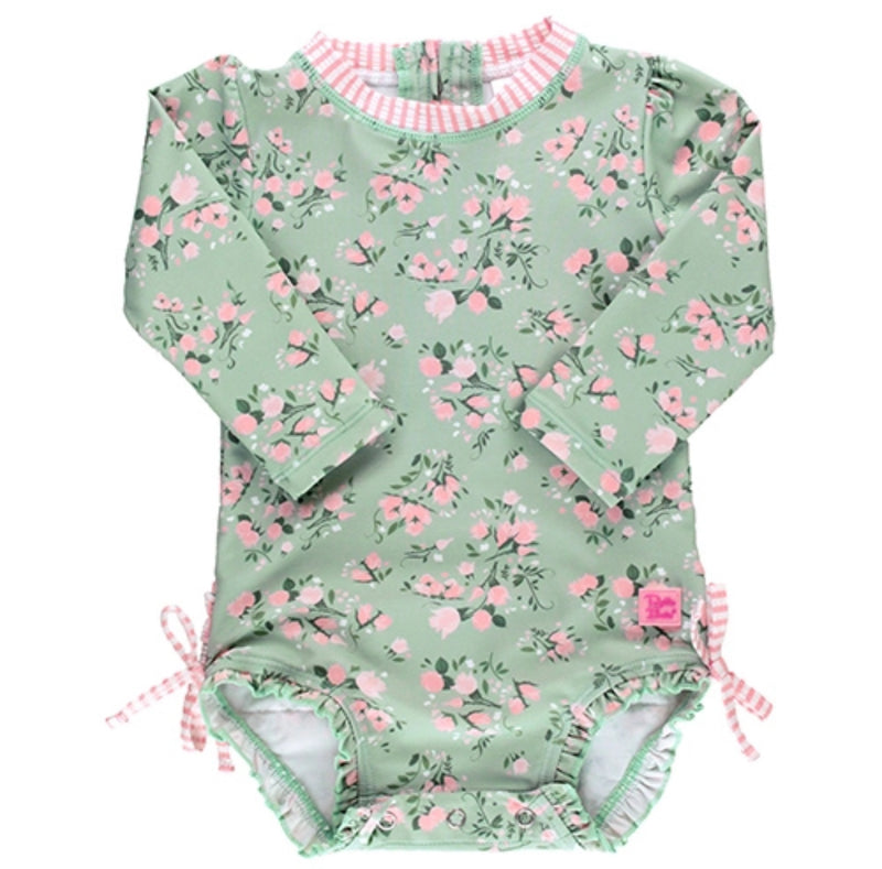 Tea Roses Rashguard Swim (1 & 2 Piece)