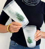 Watercolor Christmas Cups