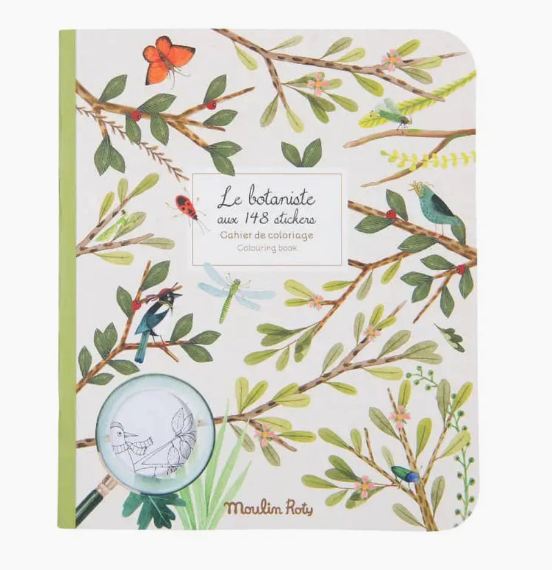 Garden & Botanist Coloring & Sticker Book