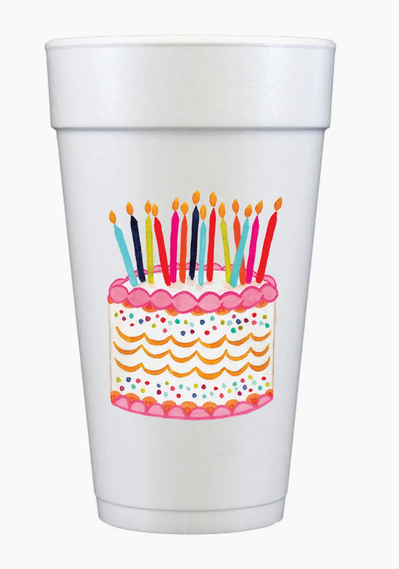 Brightest Birthday Styrofoam Cups