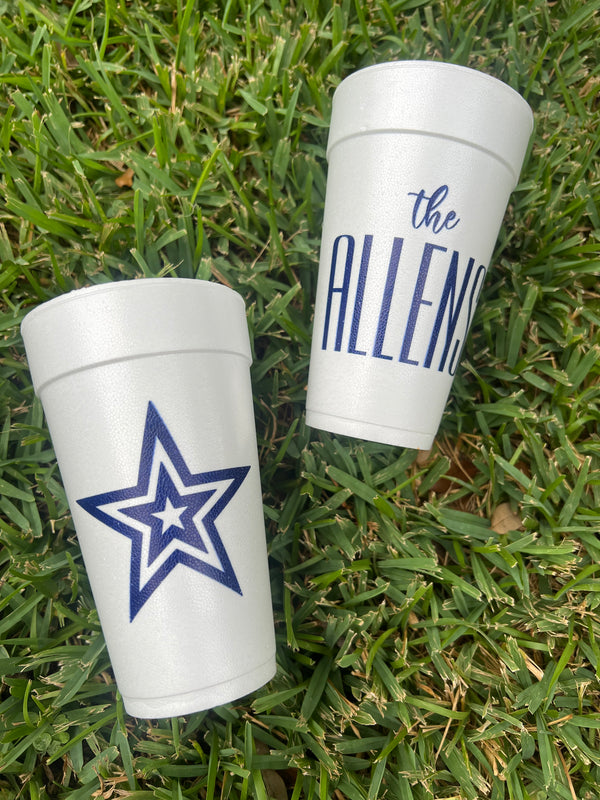 Custom Team Styrofoam Cups