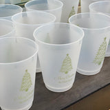 PERSONALIZED Christmas Styrofoam Cups