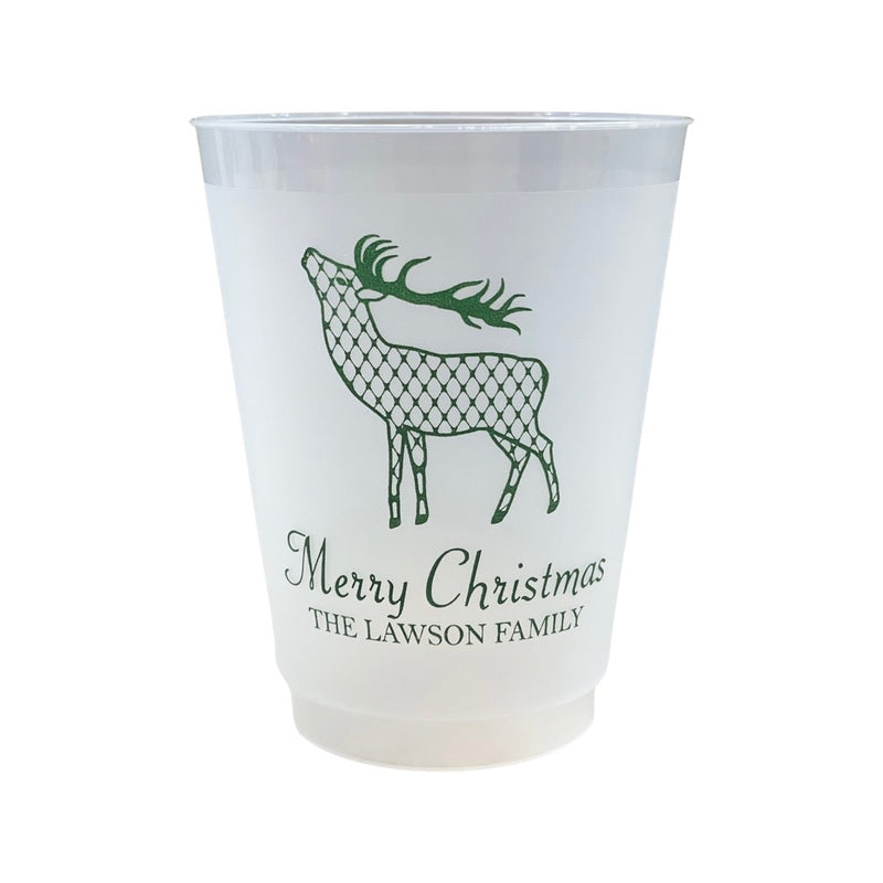 PERSONALIZED Christmas Styrofoam Cups