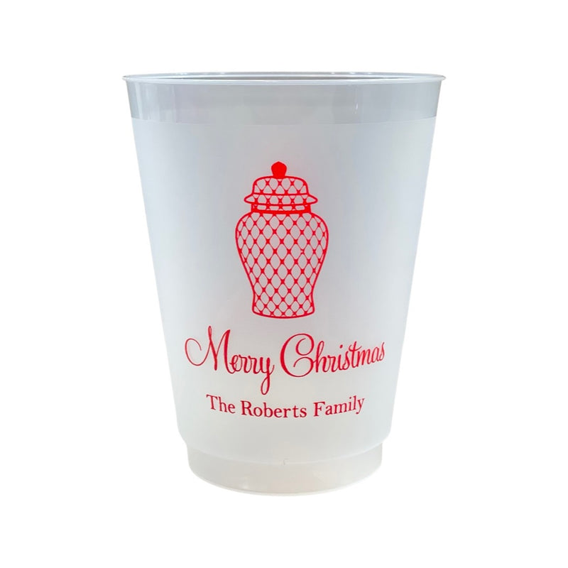 PERSONALIZED Christmas Frost Flex Cups