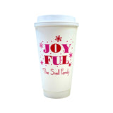 PERSONALIZED Christmas Styrofoam Cups