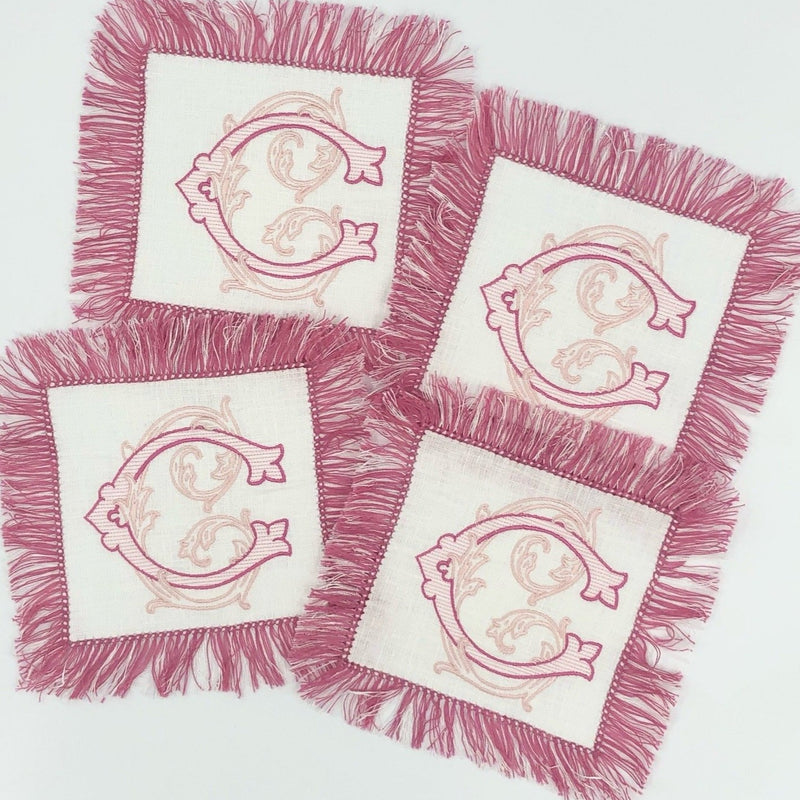 Fringe Cocktail Napkins - Set of Four