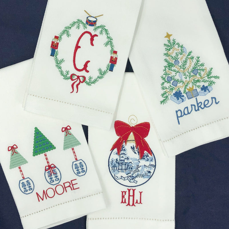 Christmas Hand Towels (Multiple Design and Color Options)