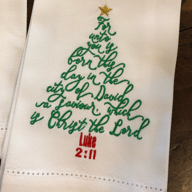 Christmas Hand Towels (Multiple Design and Color Options)