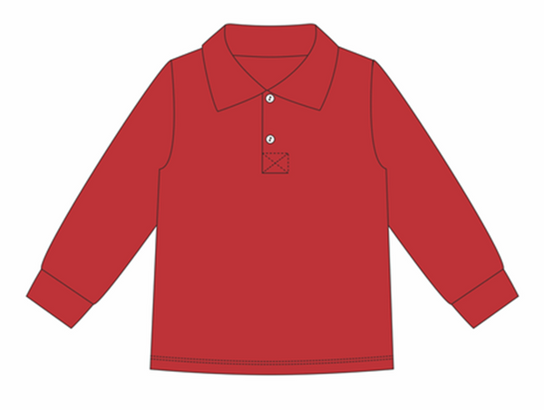 Red Christmas Polo - Personalize with any Design