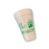 Personalized Sic'Em Styrofoam Cups