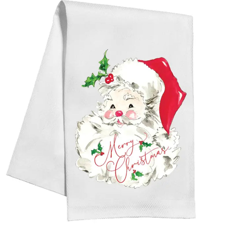 Santa Kitchen Towels - 3 Designs