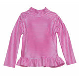 Ruffle Rashguard UPF 50 (2 Color Options)