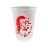 Vintage Santa (Styrofoam, Coffee or Frost Flex Cups) -  Red or Pink